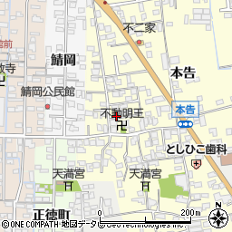 佐賀県小城市本告861-2周辺の地図