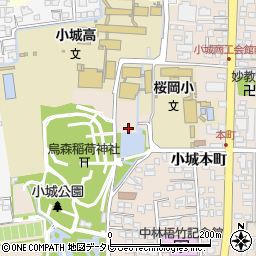 黄城教育会館周辺の地図