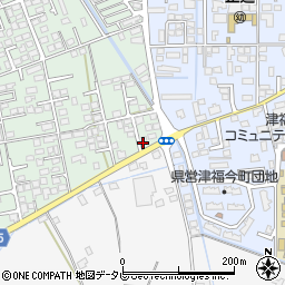 福岡県久留米市津福本町1686-53周辺の地図