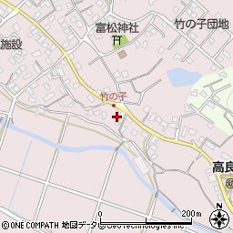 福岡県久留米市高良内町1113周辺の地図