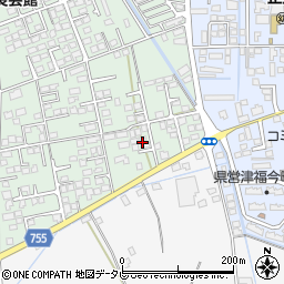 福岡県久留米市津福本町1688-155周辺の地図