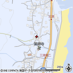 三津簡易郵便局周辺の地図