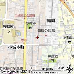 佐賀県小城市小城町323周辺の地図