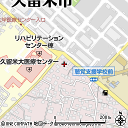 福岡県久留米市高良内町2883-8周辺の地図