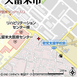 福岡県久留米市高良内町2893周辺の地図