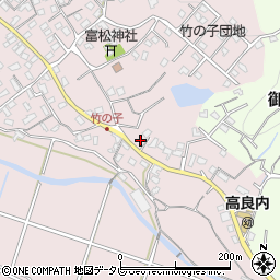 福岡県久留米市高良内町1192周辺の地図