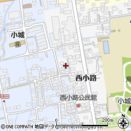 佐賀県小城市西小路266周辺の地図