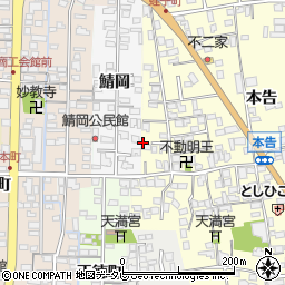 佐賀県小城市本告845-1周辺の地図