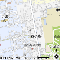 佐賀県小城市西小路220周辺の地図