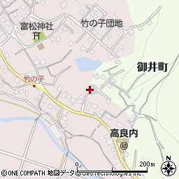 福岡県久留米市高良内町1200-23周辺の地図