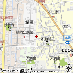 佐賀県小城市本告845-2周辺の地図