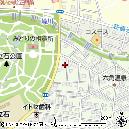 大分県別府市南立石1884-37周辺の地図