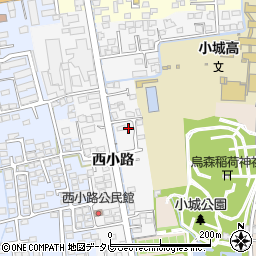 佐賀県小城市西小路219周辺の地図