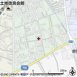 福岡県久留米市津福本町1688-20周辺の地図