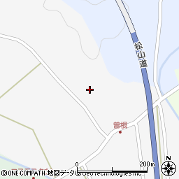 愛媛県宇和島市三間町曽根1156周辺の地図