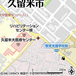 福岡県久留米市高良内町2883-1周辺の地図