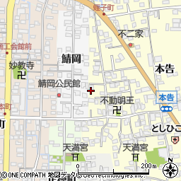 佐賀県小城市本告845周辺の地図