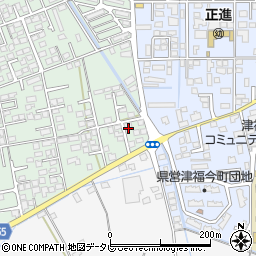 福岡県久留米市津福本町1686-56周辺の地図