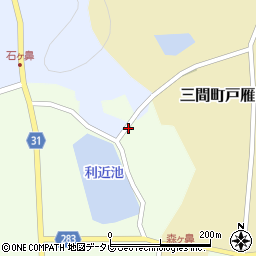 愛媛県宇和島市三間町務田238周辺の地図