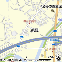 大分県玖珠郡玖珠町帆足2168周辺の地図