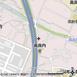 福岡県久留米市高良内町2583周辺の地図
