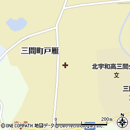 愛媛県宇和島市三間町戸雁572周辺の地図