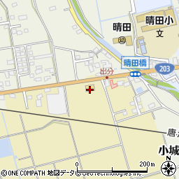 佐賀県小城市小城町栗原12周辺の地図