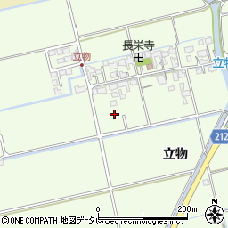 佐賀県小城市立物811-2周辺の地図