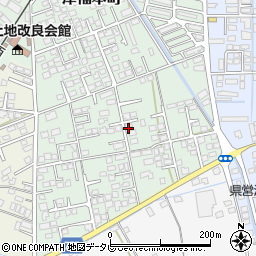 福岡県久留米市津福本町1688-95周辺の地図