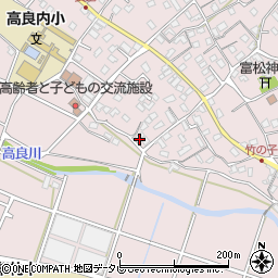 福岡県久留米市高良内町1068周辺の地図