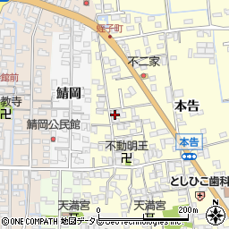 佐賀県小城市三日月町久米864-1周辺の地図