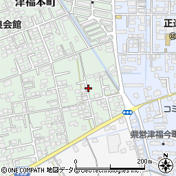 福岡県久留米市津福本町1686-60周辺の地図