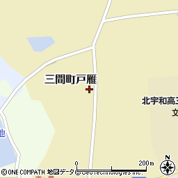 愛媛県宇和島市三間町戸雁377周辺の地図