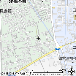 福岡県久留米市津福本町1686-86周辺の地図