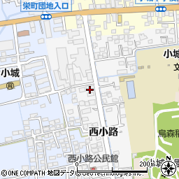 佐賀県小城市西小路223周辺の地図