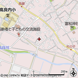 福岡県久留米市高良内町1063周辺の地図