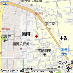 佐賀県小城市本告840周辺の地図