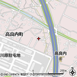 福岡県久留米市高良内町2602周辺の地図