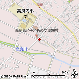 福岡県久留米市高良内町597周辺の地図