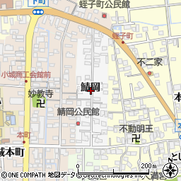 佐賀県小城市鯖岡周辺の地図