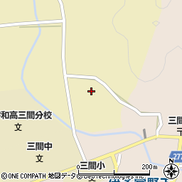 愛媛県宇和島市三間町戸雁1221周辺の地図