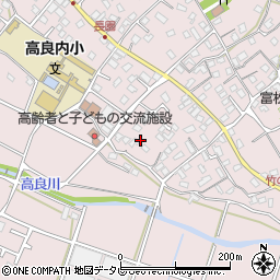 福岡県久留米市高良内町1060-2周辺の地図