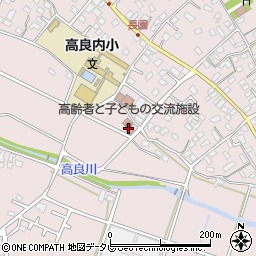 福岡県久留米市高良内町591周辺の地図