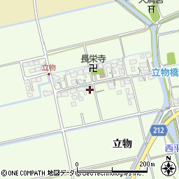 佐賀県小城市立物883-1周辺の地図
