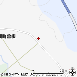 愛媛県宇和島市三間町曽根1194周辺の地図