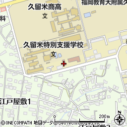 津福自治会集会所周辺の地図