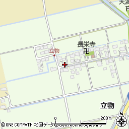 佐賀県小城市立物823-3周辺の地図