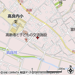 福岡県久留米市高良内町1058-6周辺の地図