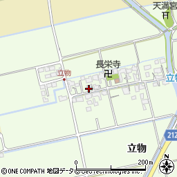 佐賀県小城市立物830周辺の地図
