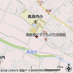 福岡県久留米市高良内町592周辺の地図